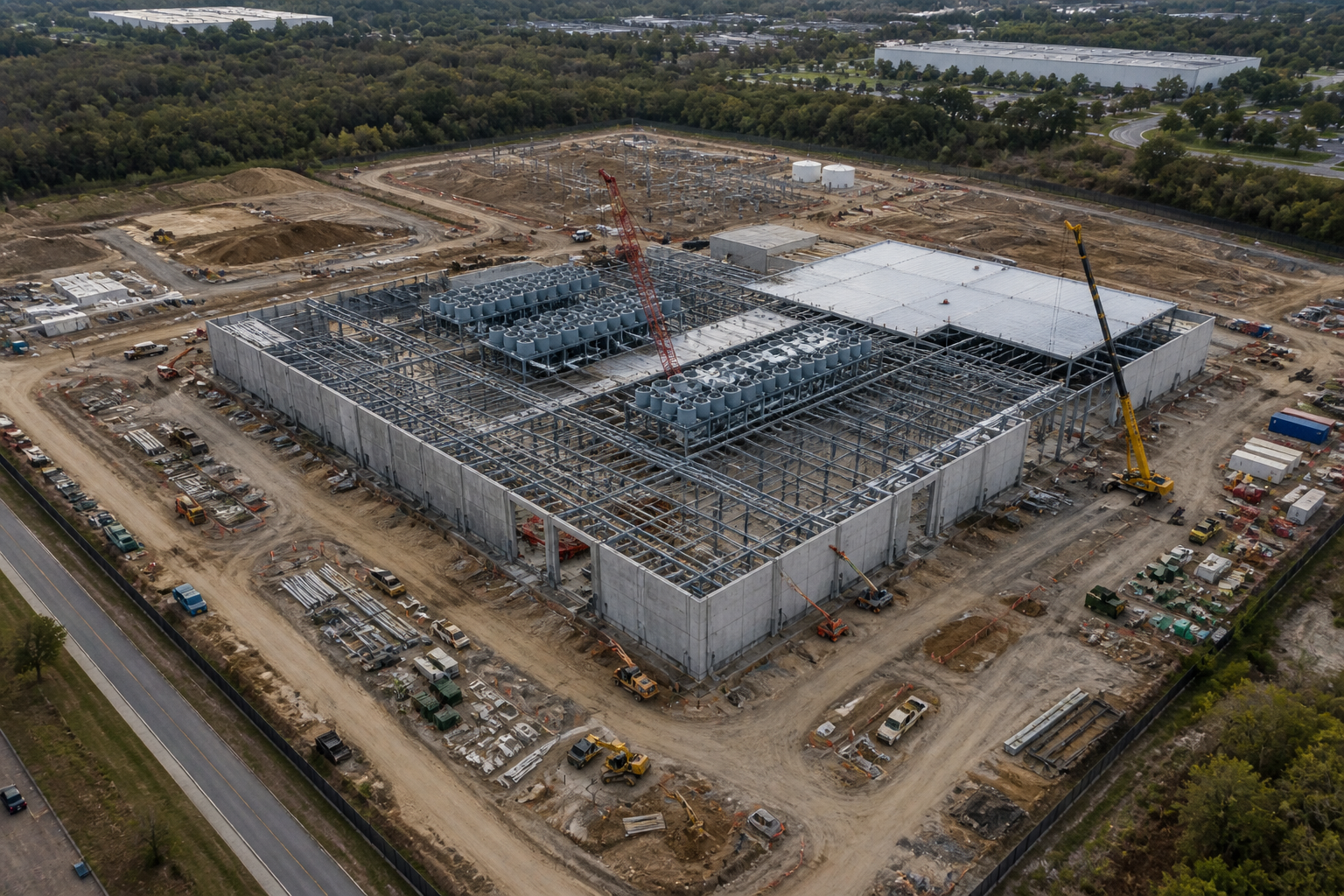 Data Center Aerial View